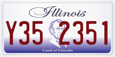 IL license plate Y352351