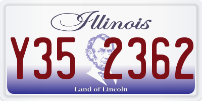 IL license plate Y352362