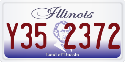 IL license plate Y352372