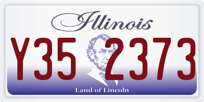 IL license plate Y352373