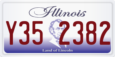 IL license plate Y352382