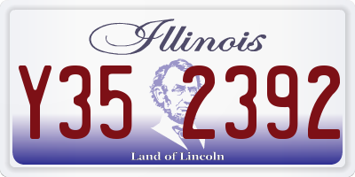 IL license plate Y352392