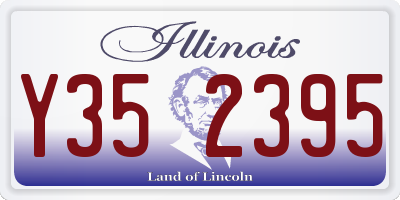 IL license plate Y352395