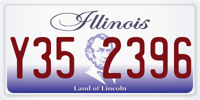 IL license plate Y352396