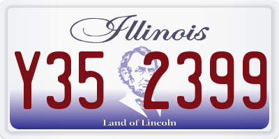 IL license plate Y352399