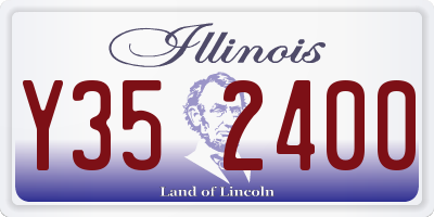 IL license plate Y352400