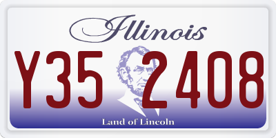 IL license plate Y352408