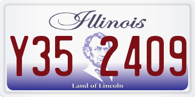 IL license plate Y352409