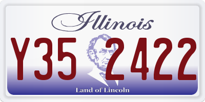 IL license plate Y352422