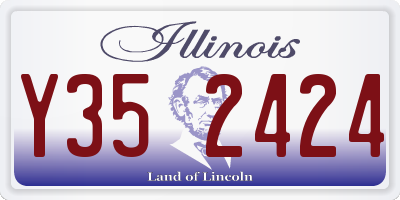 IL license plate Y352424