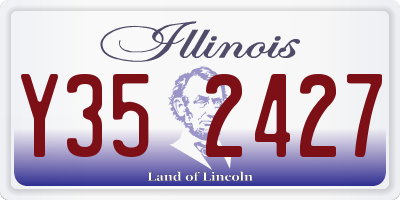 IL license plate Y352427