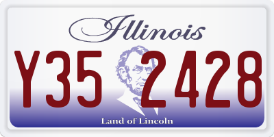 IL license plate Y352428