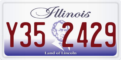 IL license plate Y352429