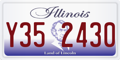 IL license plate Y352430