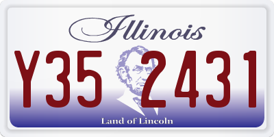 IL license plate Y352431