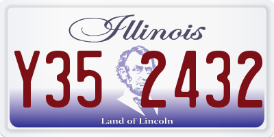 IL license plate Y352432