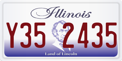 IL license plate Y352435