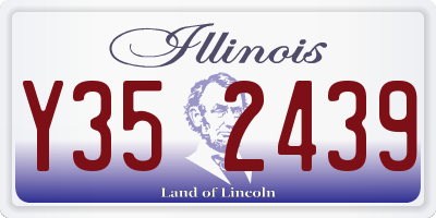 IL license plate Y352439