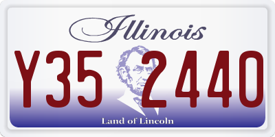 IL license plate Y352440
