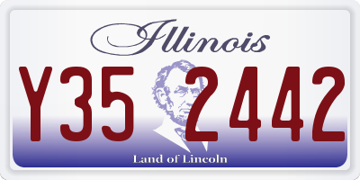 IL license plate Y352442
