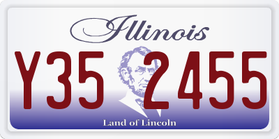 IL license plate Y352455