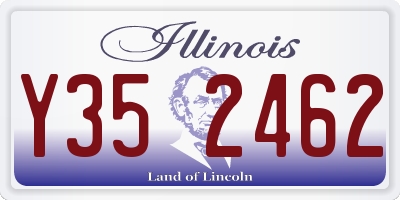 IL license plate Y352462
