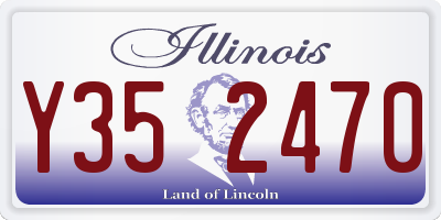 IL license plate Y352470