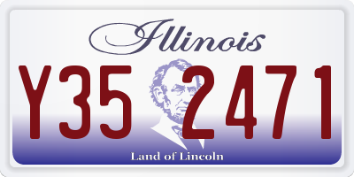 IL license plate Y352471