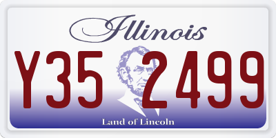 IL license plate Y352499