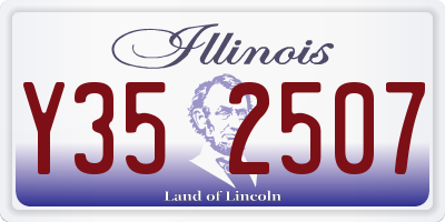 IL license plate Y352507