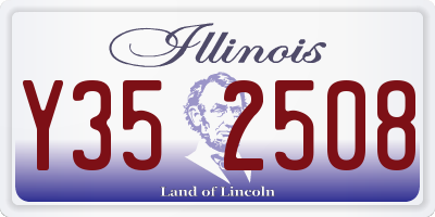 IL license plate Y352508