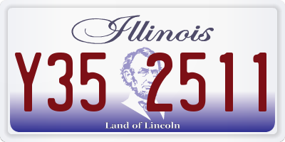 IL license plate Y352511
