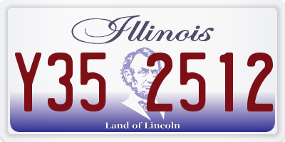 IL license plate Y352512
