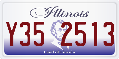 IL license plate Y352513