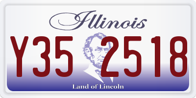 IL license plate Y352518