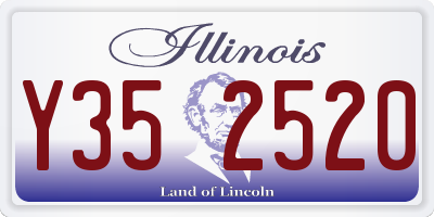 IL license plate Y352520