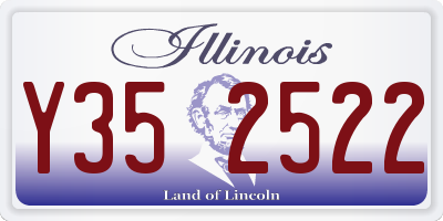 IL license plate Y352522