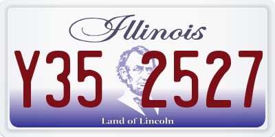 IL license plate Y352527