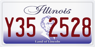 IL license plate Y352528