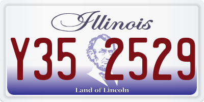 IL license plate Y352529