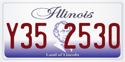 IL license plate Y352530