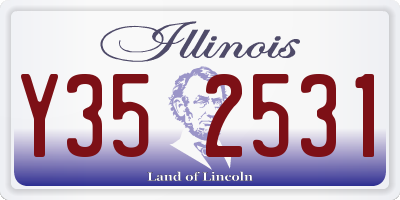 IL license plate Y352531