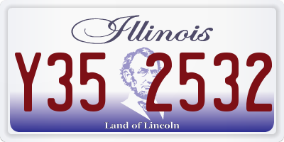 IL license plate Y352532