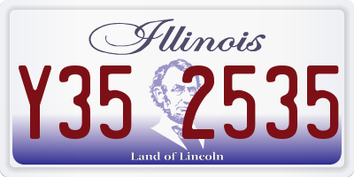 IL license plate Y352535
