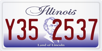 IL license plate Y352537