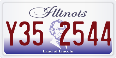 IL license plate Y352544