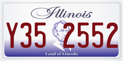 IL license plate Y352552