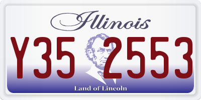 IL license plate Y352553
