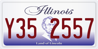 IL license plate Y352557