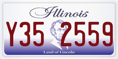 IL license plate Y352559